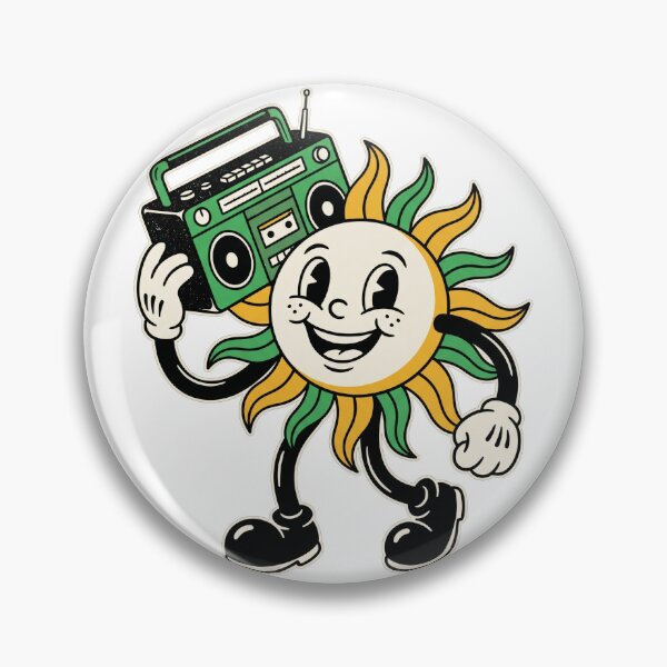 Artikelvorschau, Retro-Gummischlauch-Sonnen-Boombox entworfen und verkauft von TeNovaStudio.