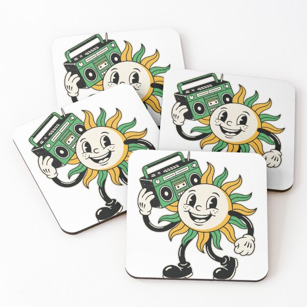 Item preview, Retro Rubber Hose Sun Boombox designed and sold by TeNovaStudio.
