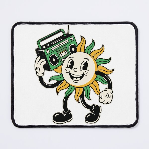 Item preview, Retro Rubber Hose Sun Boombox designed and sold by TeNovaStudio.