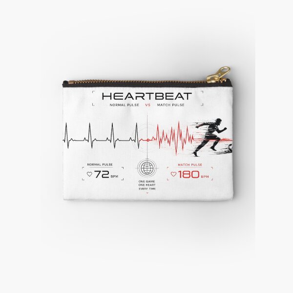 Item preview, Heartbeat 72 → 180 – Football Pulse Streetwear Design designed and sold by warlistop.