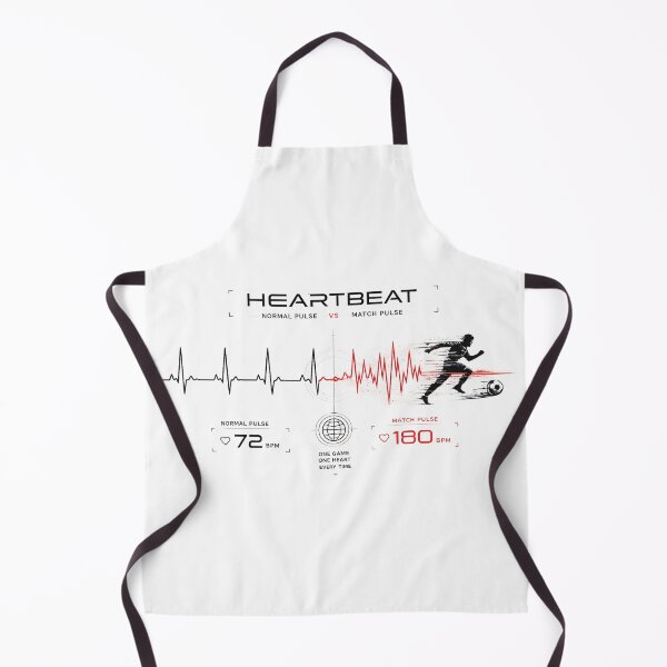 Item preview, Heartbeat 72 → 180 – Football Pulse Streetwear Design designed and sold by warlistop.
