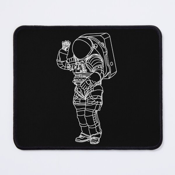 Item preview, Black and White Artemis Astronaut Suit Inverted  designed and sold by theworldofem.