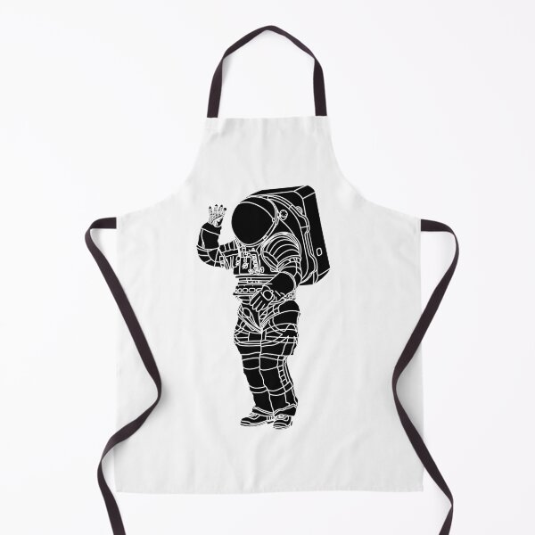 Item preview, Black and White Artemis Astronaut Suit Inverted designed and sold by theworldofem.