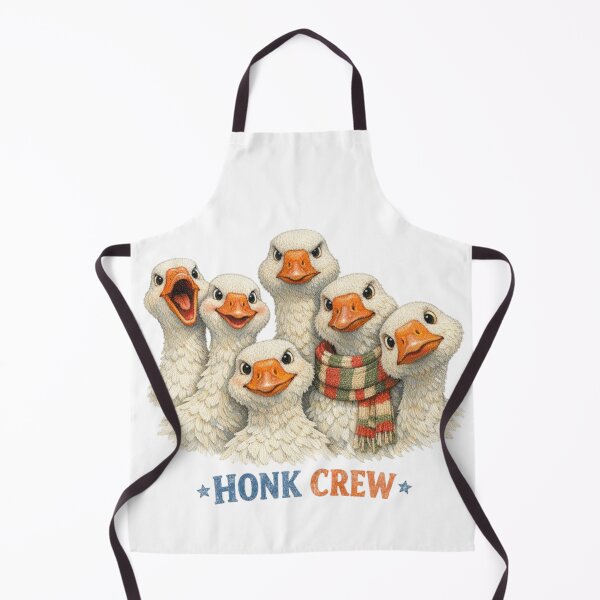 Item preview, Honk Crew | Funny Goose Gang | Vintage Goose Illustration | Humorous Farm Bird Design | Cottagecore Goose Squad Gift designed and sold by Fernhaven.