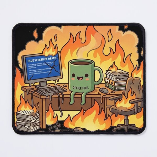 Item preview, Office Burn Out Vibes designed and sold by bolguzart.
