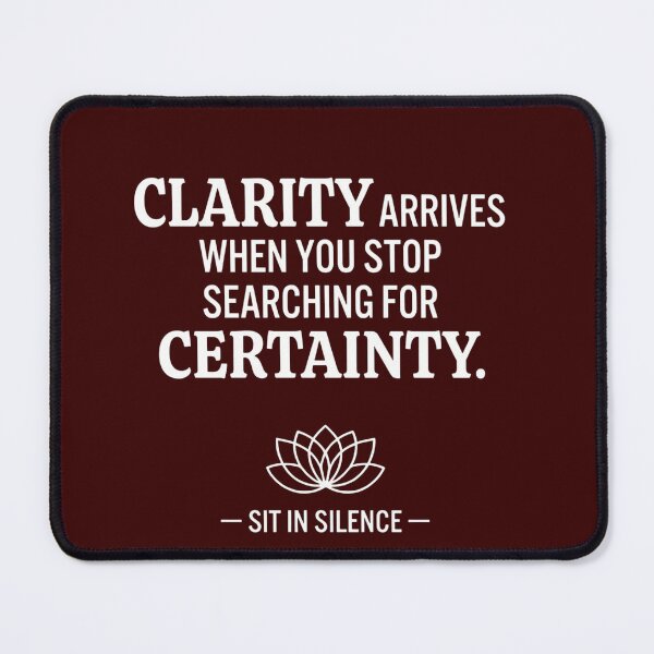 Item preview, Clarity Arrives When You Stop Searching—Soft Stillness.  designed and sold by SitInSilence24.
