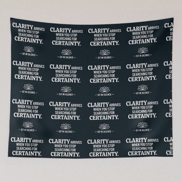 Item preview, Clarity Arrives When You Stop Searching—Soft Stillness.  designed and sold by SitInSilence24.