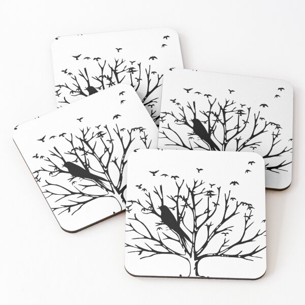 Item preview, Mystic Crow Tree Silhouette designed and sold by Divichan.