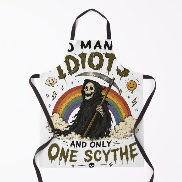 Item preview, So Many Idiots And Only One Scythe Rainbow Grim Reaper designed and sold by Region.