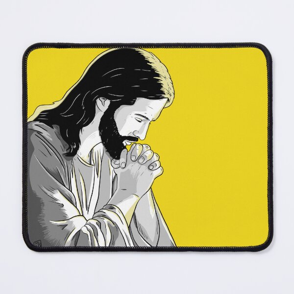 Item preview, Jesus Praying designed and sold by blacksnowcomics.