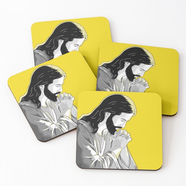 Item preview, Jesus Praying designed and sold by blacksnowcomics.