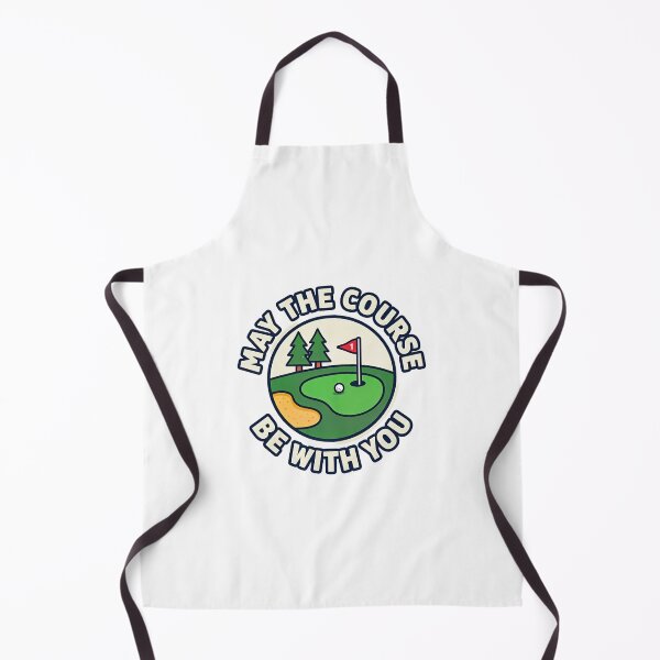 Item preview, May The Course Be With You Round designed and sold by Wild Creative Art.