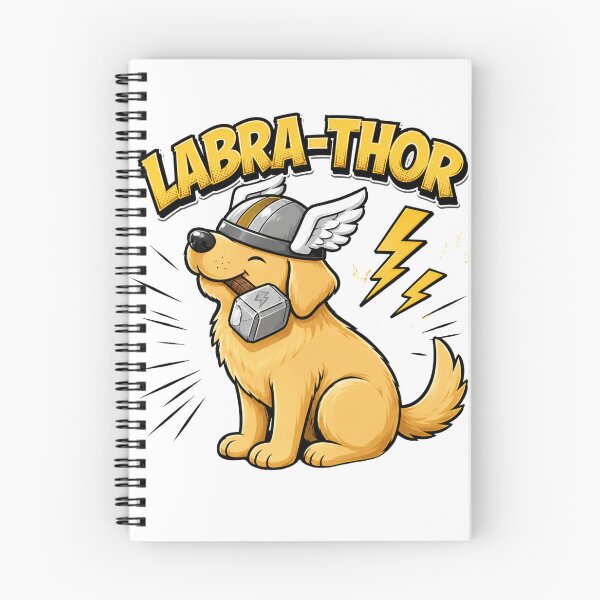 Item preview, Labra-Thor Funny Superhero Labrador Comic Design designed and sold by Nano-Threads.