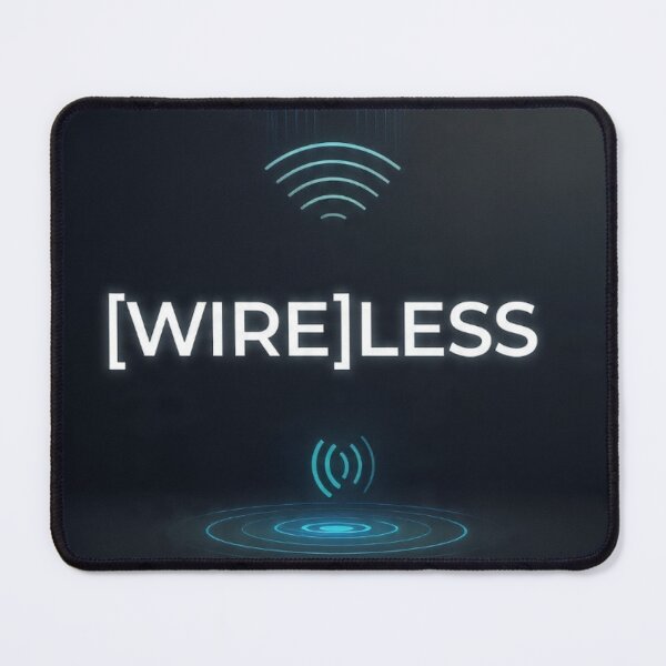Item preview, WIRE LESS - Digital Freedom Signal Wave Tech Futuristic Motivation Art designed and sold by AiNaturalsOnly.