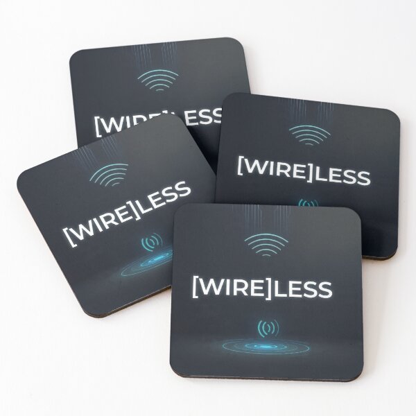 Item preview, WIRE LESS - Digital Freedom Signal Wave Tech Futuristic Motivation Art designed and sold by AiNaturalsOnly.