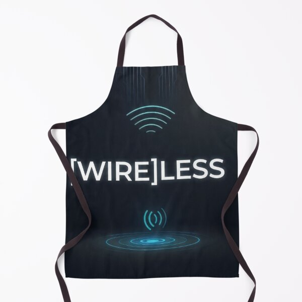 Item preview, WIRE LESS - Digital Freedom Signal Wave Tech Futuristic Motivation Art designed and sold by AiNaturalsOnly.