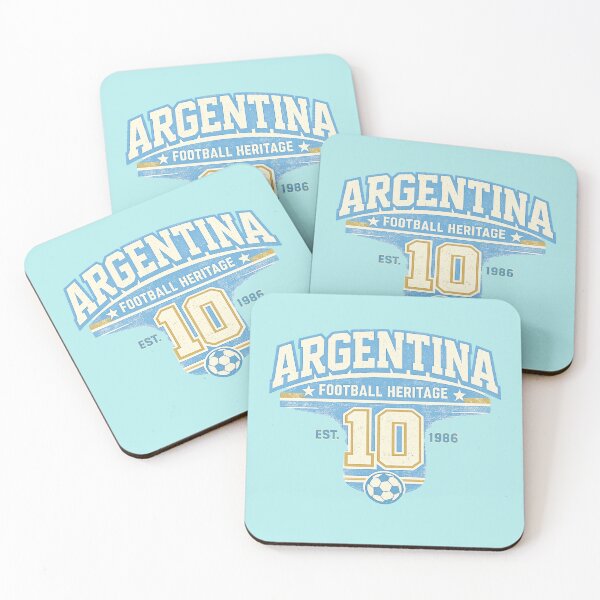 Item preview, Argentina Football Heritage Retro Supporter T-Shirt Design designed and sold by Timeless Design.