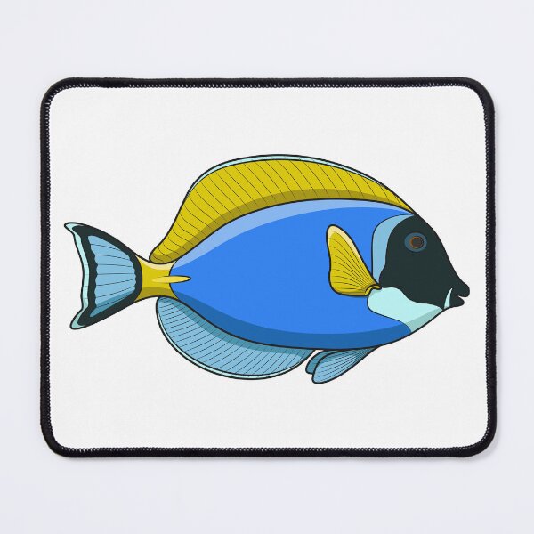 Item preview, Illustration with fish surgeon designed and sold by RizikCat.