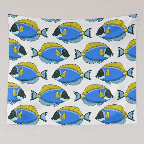 Item preview, Illustration with fish surgeon designed and sold by RizikCat.