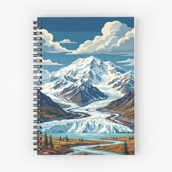 Item preview, Wrangell-St. Elias National Park USA Travel Vintage designed and sold by RareDeerArt.