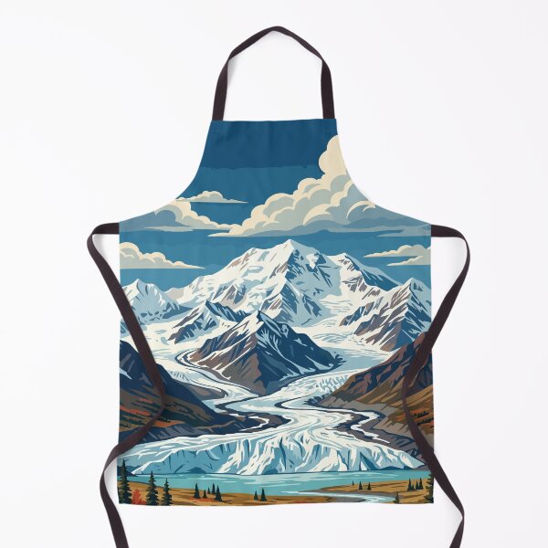 Item preview, Wrangell-St. Elias National Park USA Travel Vintage designed and sold by RareDeerArt.