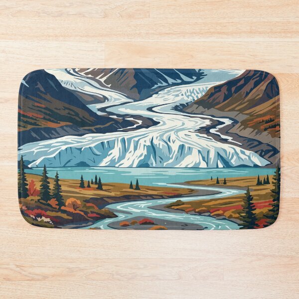 Item preview, Wrangell-St. Elias National Park USA Travel Vintage designed and sold by RareDeerArt.