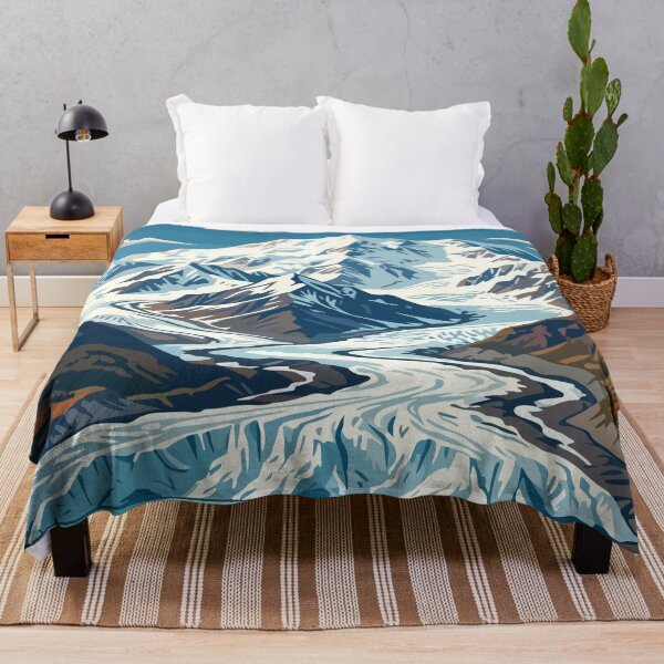 Item preview, Wrangell-St. Elias National Park USA Travel Vintage designed and sold by RareDeerArt.