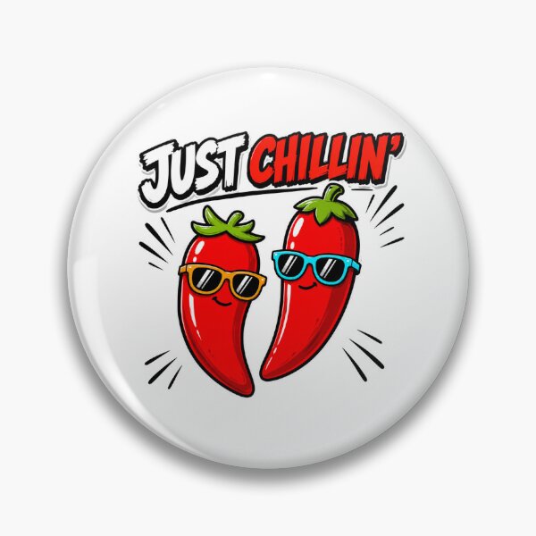 Item preview, Just Chillin Funny Chili Pepper Cartoon Design designed and sold by Nano-Threads.
