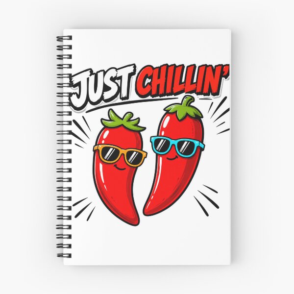 Item preview, Just Chillin Funny Chili Pepper Cartoon Design designed and sold by Nano-Threads.