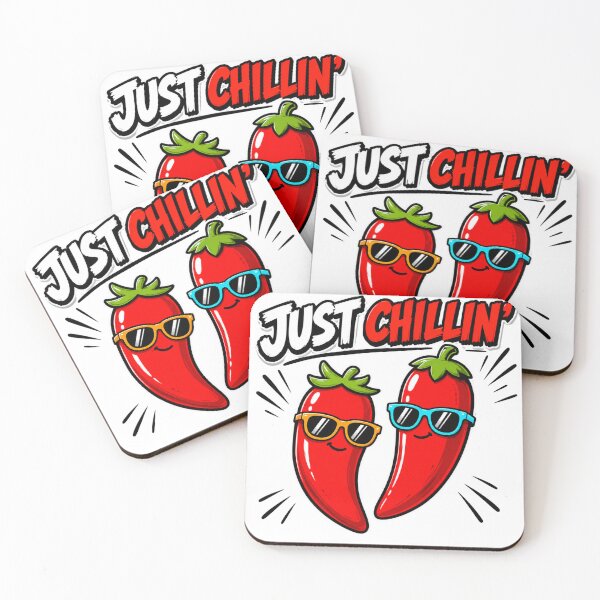 Item preview, Just Chillin Funny Chili Pepper Cartoon Design designed and sold by Nano-Threads.