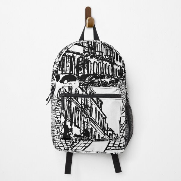Item preview, Lutherplatz Dresden Neustadt – Black and white ink urban sketch designed and sold by UMA Urban Sketch.