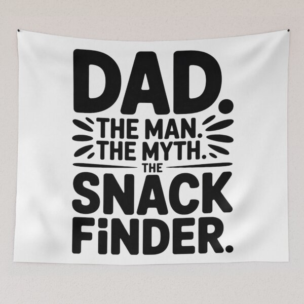 Item preview, Dad. The Man. The Myth. The Snack Finder. | Funny Dad Quote | Father's Day Gift | Dad humor design designed and sold by Fernhaven.