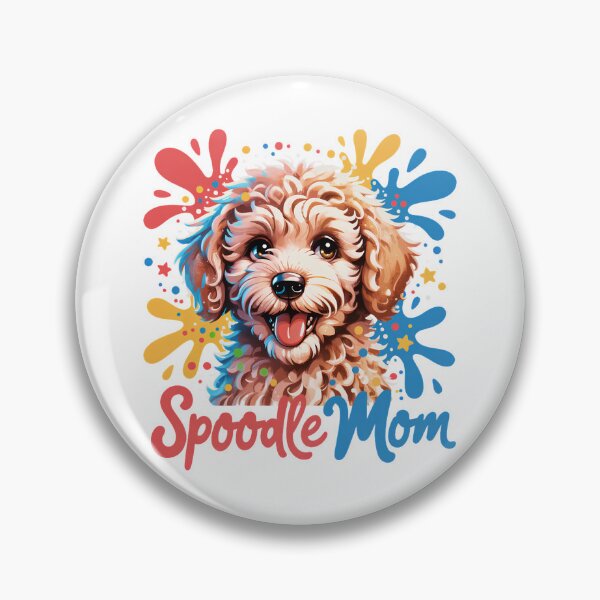 Item preview, Spoodle Mom Color Splash Dog Lover Design – Cute Spoodle Puppy Mother Gift designed and sold by ArcticFoxStudio.
