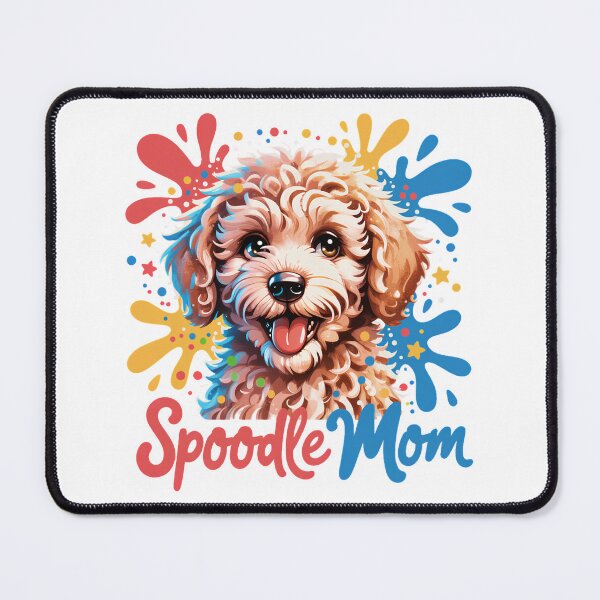 Item preview, Spoodle Mom Color Splash Dog Lover Design – Cute Spoodle Puppy Mother Gift designed and sold by ArcticFoxStudio.