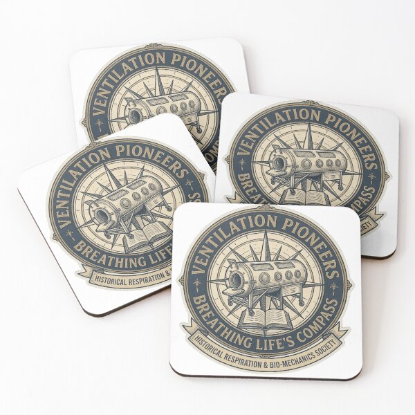 Item preview, Vintage Iron Lung Medical History Emblem - Ventilation Pioneers designed and sold by Fatomfatom.