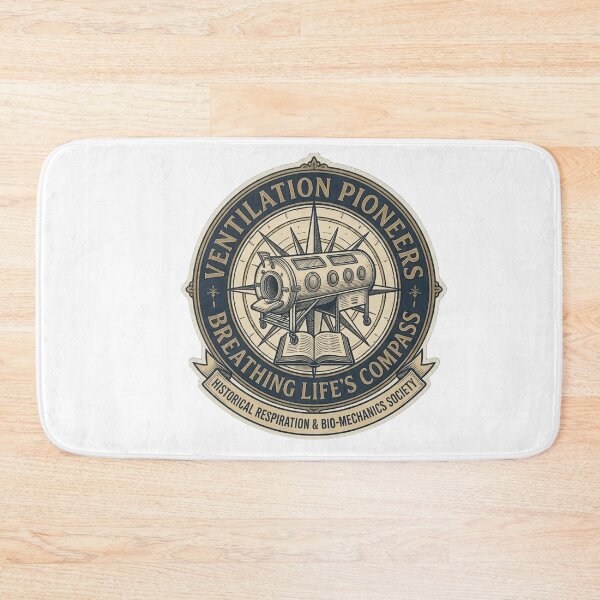 Item preview, Vintage Iron Lung Medical History Emblem - Ventilation Pioneers designed and sold by Fatomfatom.