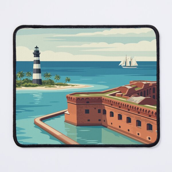 Item preview, Dry Tortugas National Park USA Travel Vintage designed and sold by RareDeerArt.