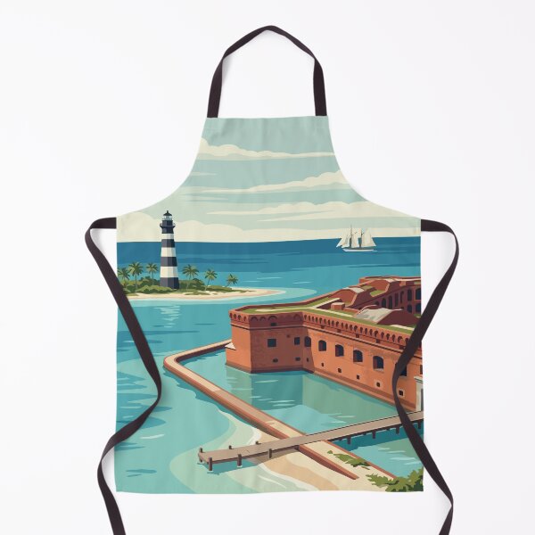 Item preview, Parque Nacional Dry Tortugas, EE. UU. Viajes vintage designed and sold by RareDeerArt.