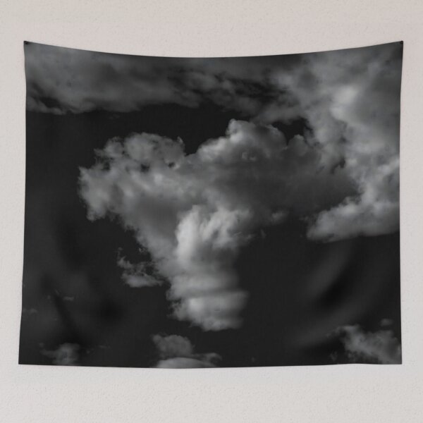 Item preview, Dramatic Black and White Storm Clouds designed and sold by LueNoir.
