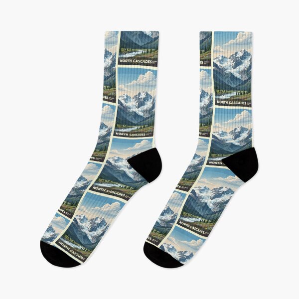 Item preview, North Cascades National Park USA Travel Vintage designed and sold by RareDeerArt.