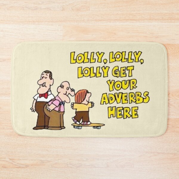 Item preview, Lolly Get Your Adverbs Here - Schoolhouse Rock - Authentic, Distressed Vintage Syle designed and sold by Offset Vinyl Film.