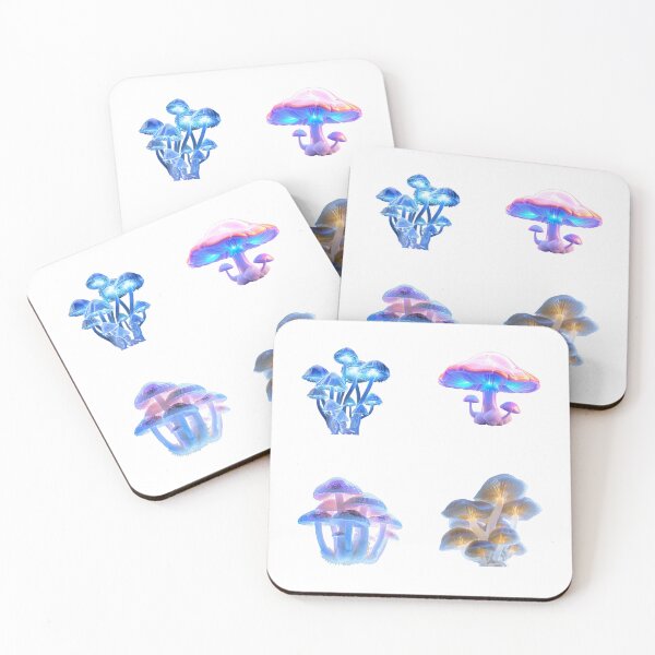 Item preview, Vintage Glowing Mushrooms Collection   designed and sold by julyperson.