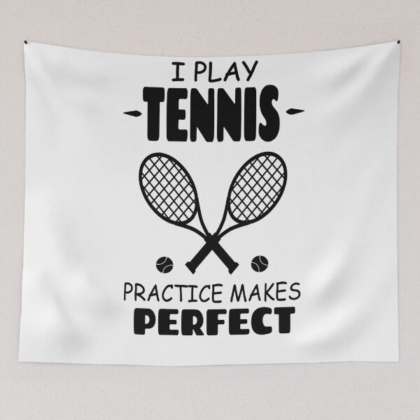 Item preview, I Play Tennis Practice makes Perfect designed and sold by Tillscreativ.