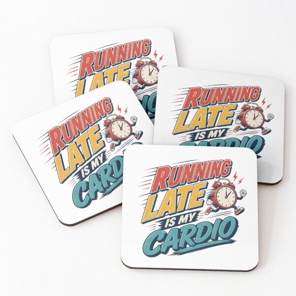 Item preview, Running Late Is My Cardio Funny Quote Shirt designed and sold by kaream1308.