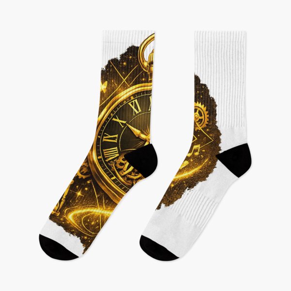 Item preview, Golden Timekeeper — Ultra Premium Radiant Clock Art designed and sold by InfiniteArchive.
