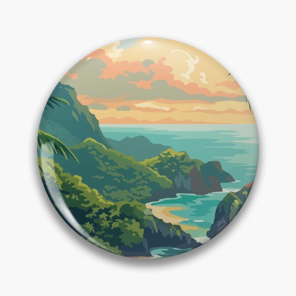 Item preview, American Samoa National Park USA Travel Vintage designed and sold by RareDeerArt.