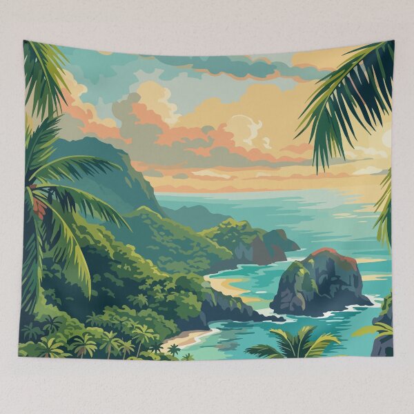 Item preview, American Samoa National Park USA Travel Vintage designed and sold by RareDeerArt.