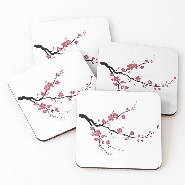Item preview, Minimalist Sakura Ink Japanese Nature Design designed and sold by WikaKowalczyk.