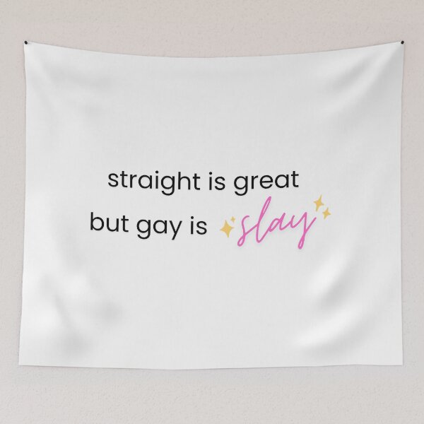 Item preview, Straight is great but gay is slay designed and sold by Jaruto.