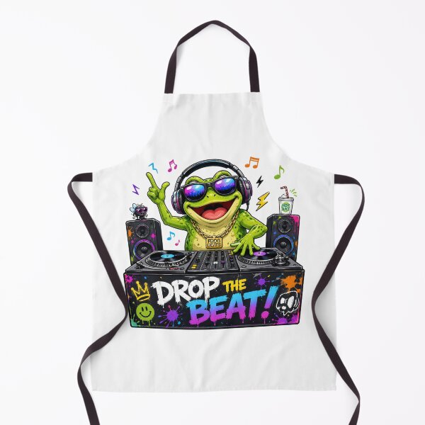 Item preview, Frog DJ T-Shirt | Funny Music Festival Design designed and sold by JustResultsCo.